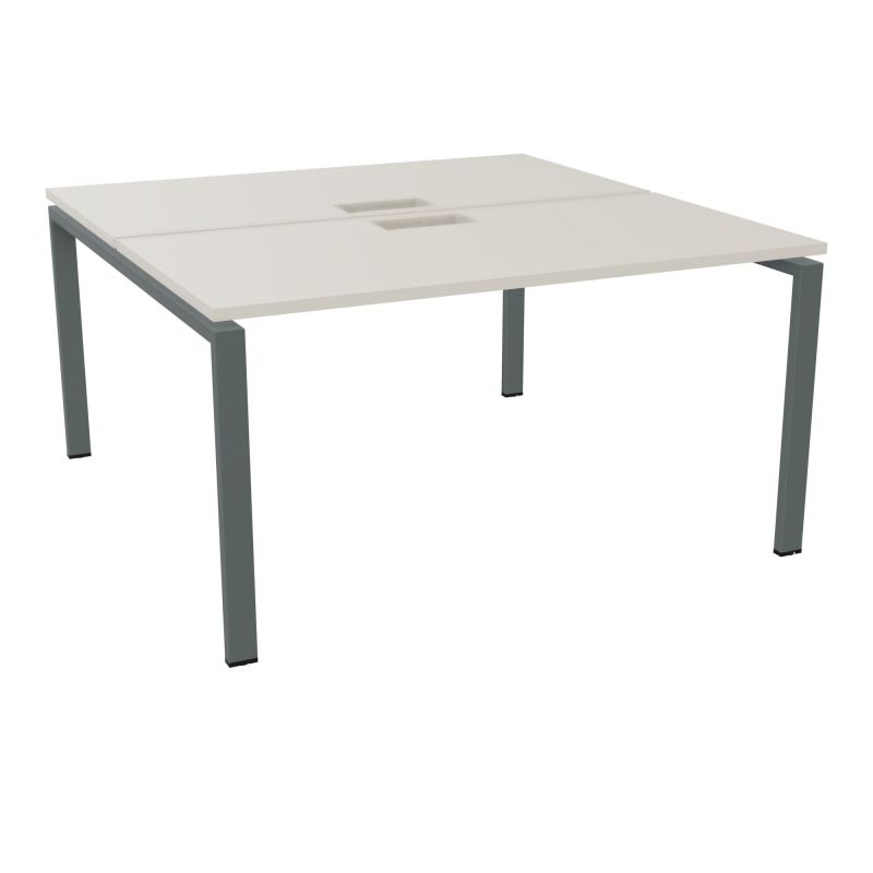 BUR BENCH CONECT L140XP142CM-2 PL25MM +DECOUPE -PIET ARCHE RECT FX N5 SU