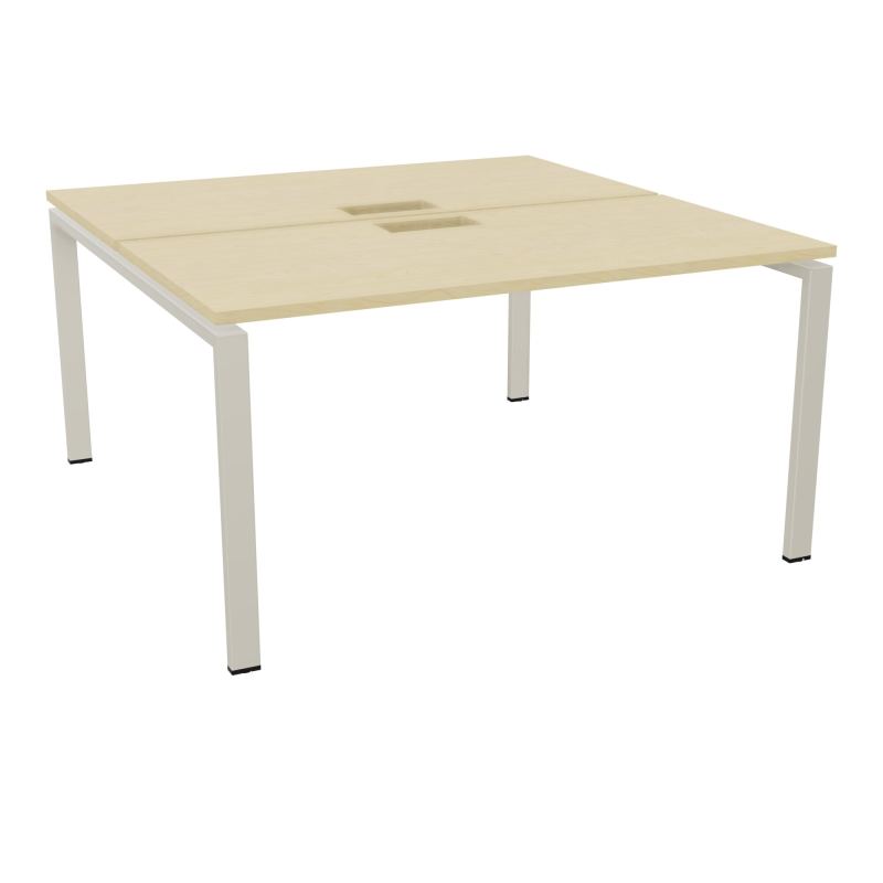 BUR BENCH CONECT L140XP142CM-2 PL25MM +DECOUPE -PIET ARCHE RECT FX N8 ZC