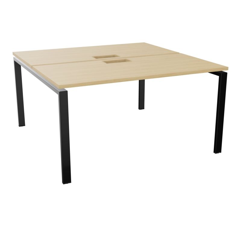 BUR BENCH CONECT L140XP142CM-2 PL25MM +DECOUPE -PIET ARCHE RECT FX   R1 SG
