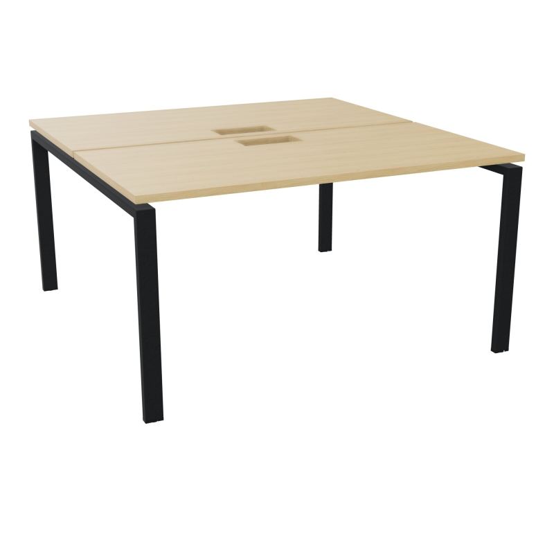 BUR BENCH CONECT L140XP142CM-2 PL25MM +DECOUPE -PIET ARCHE RECT FX   R1 ZP