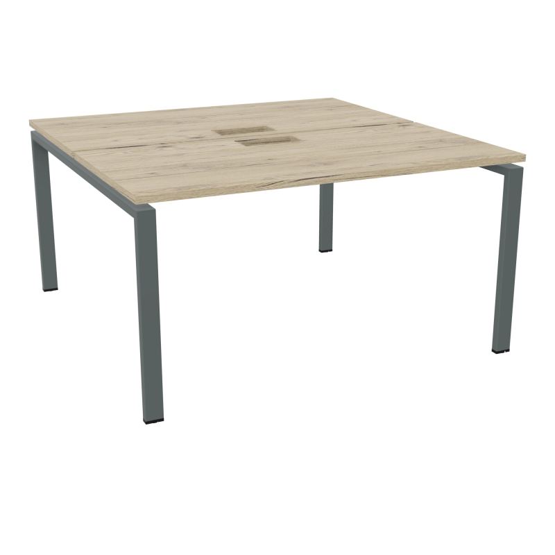 CONECT BUR BENCH L140XP142CM-2 PL25MM +DECOUPE R3-PIET ARCHE RECT FX SU