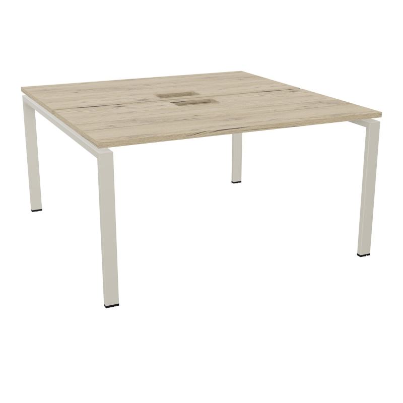 BUR BENCH CONECT L140XP142CM-2 PL25MM +DECOUPE -PIET ARCHE RECT FX R3 ZC