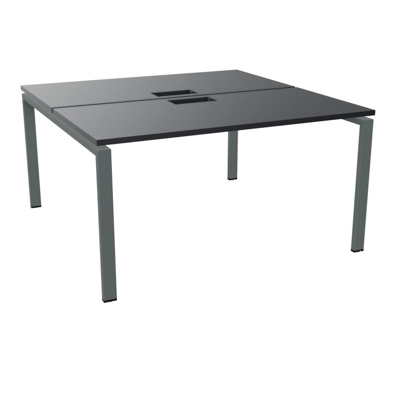 BUR BENCH CONECT L140XP142CM-2 PL25MM +DECOUPE -PIET ARCHE RECT FX   R9 SU