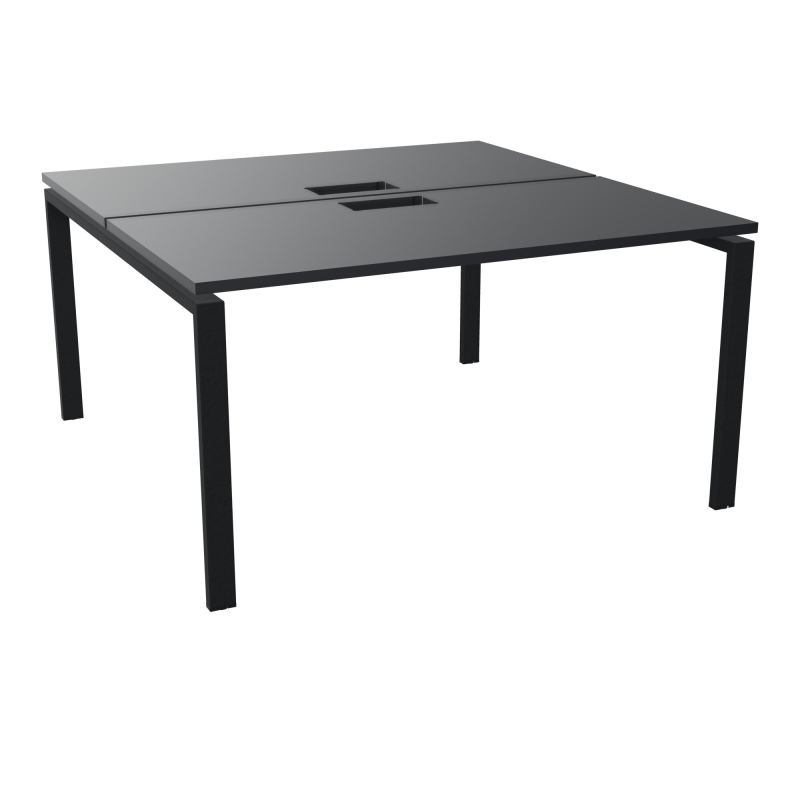 BUR BENCH CONECT L140XP142CM-2 PL25MM +DECOUPE -PIET ARCHE RECT FX   R9 ZP