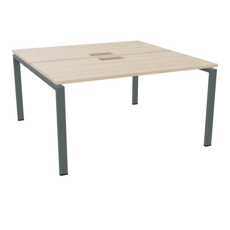 CONECT BUR BENCH L140XP142CM-2 PL25MM +DECOUPE RZ-PIET ARCHE RECT FX SU