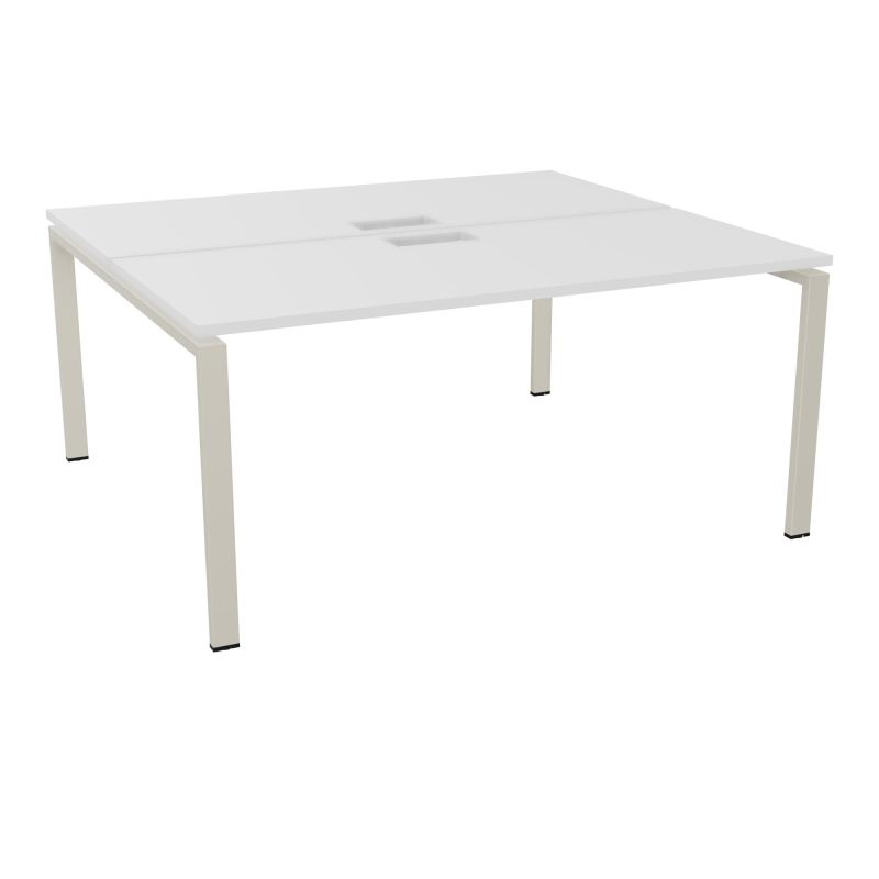 BUR BENCH CONECT L160XP142CM-2 PL25MM +DECOUPE -PIET ARCHE RECT FX MG ZC