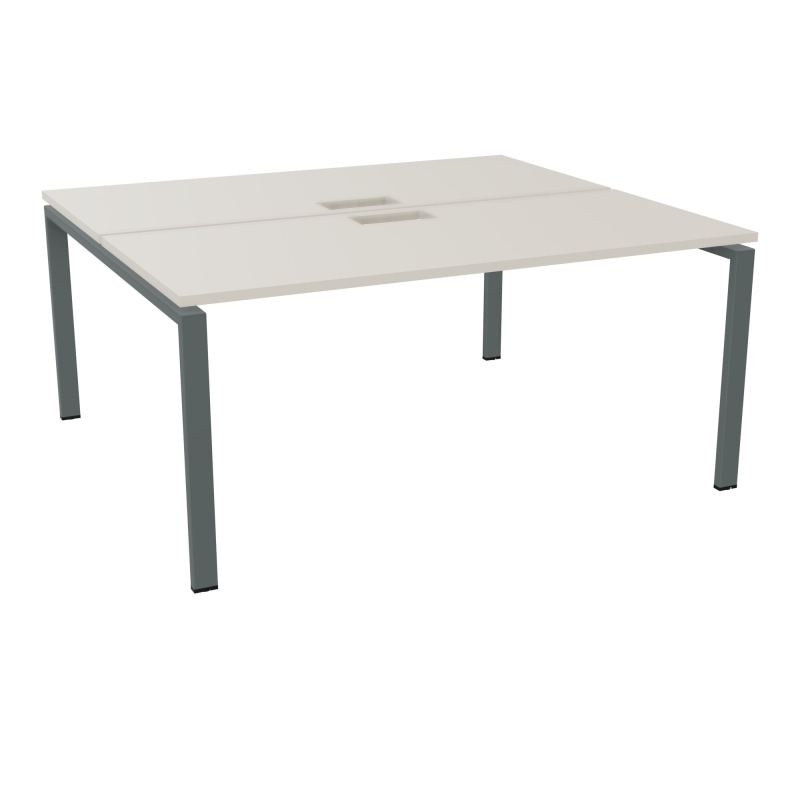 BUR BENCH CONECT L160XP142CM-2 PL25MM +DECOUPE -PIET ARCHE RECT FX N5 SU