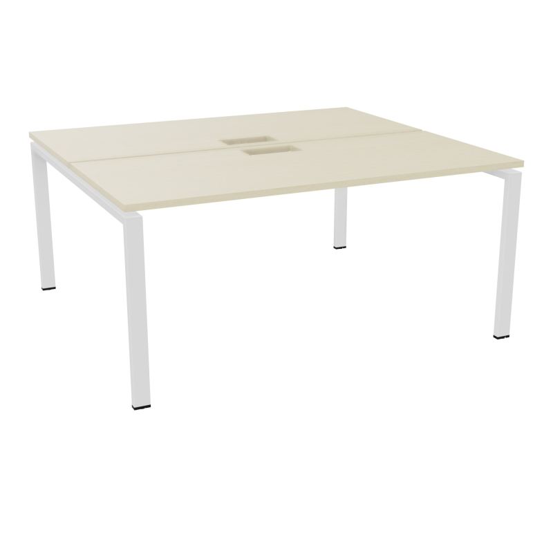 BUR BENCH CONECT L160XP142CM-2 PL25MM +DECOUPE -PIET ARCHE RECT FX N5 ZC