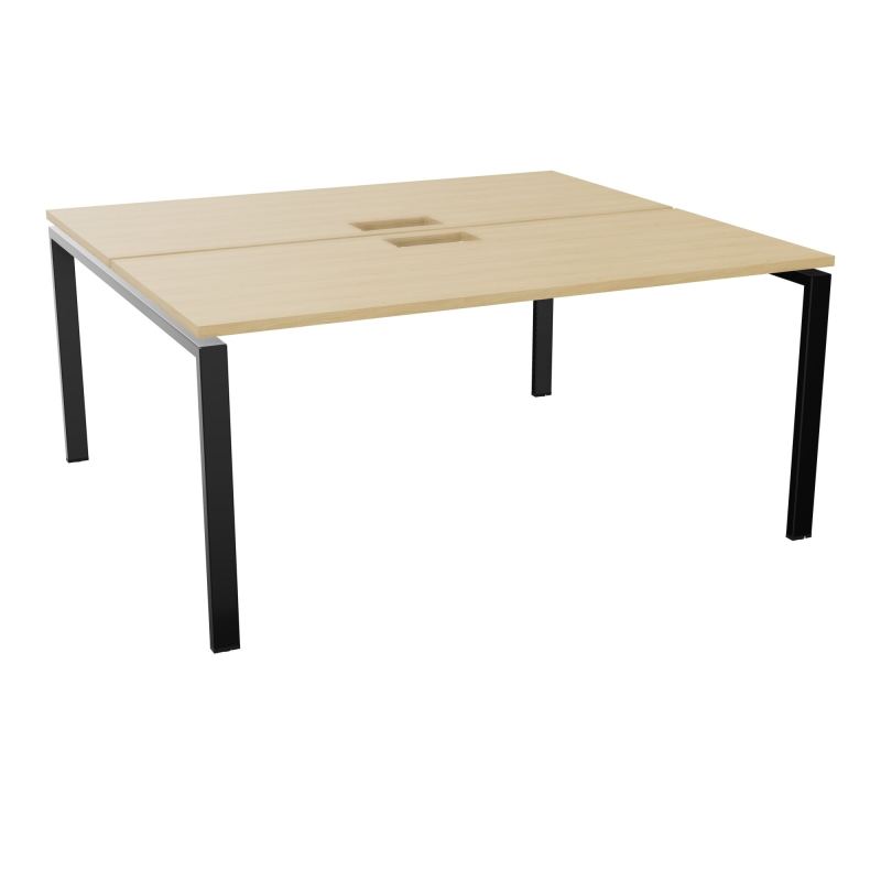 BUR BENCH CONECT L160XP142CM-2 PL25MM +DECOUPE -PIET ARCHE RECT FX   R1 SG