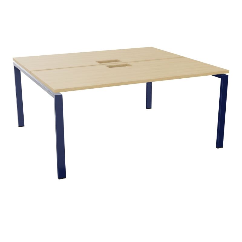 BUR BENCH CONECT L160XP142CM-2 PL25MM +DECOUPE -PIET ARCHE RECT FX   R1 X4