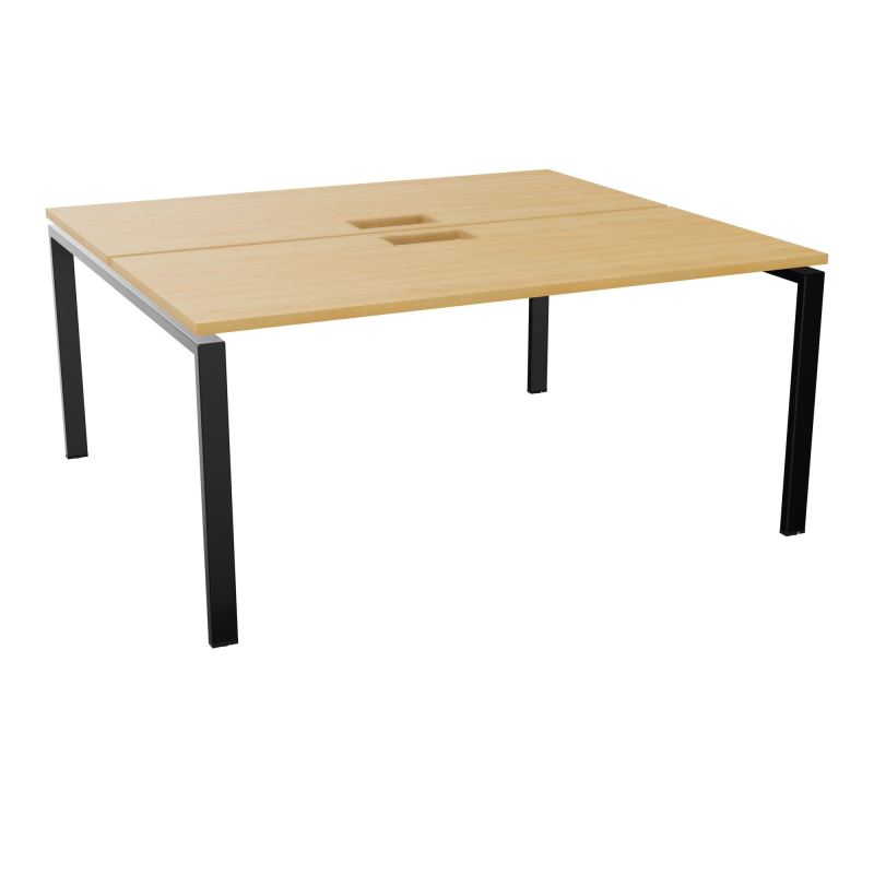 BUR BENCH CONECT L160XP142CM-2 PL25MM +DECOUPE -PIET ARCHE RECT FX   R5 SG