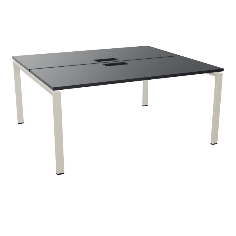 BUR BENCH CONECT L160XP142CM-2 PL25MM +DECOUPE -PIET ARCHE RECT FX   R9 ZC