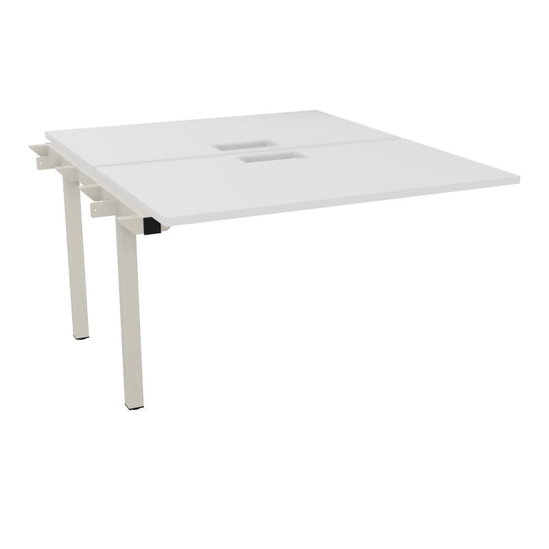 BUR BENCH SUIVANT CONECT L120XP142CM-2 PL 25MM +DECOUPE -PIET ARCHE RECT FX MG ZC