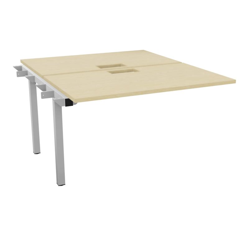 BUR BENCH SUIVANT CONECT L120XP142CM-2 PL 25MM +DECOUPE -PIET ARCHE RECT FX N8 SA