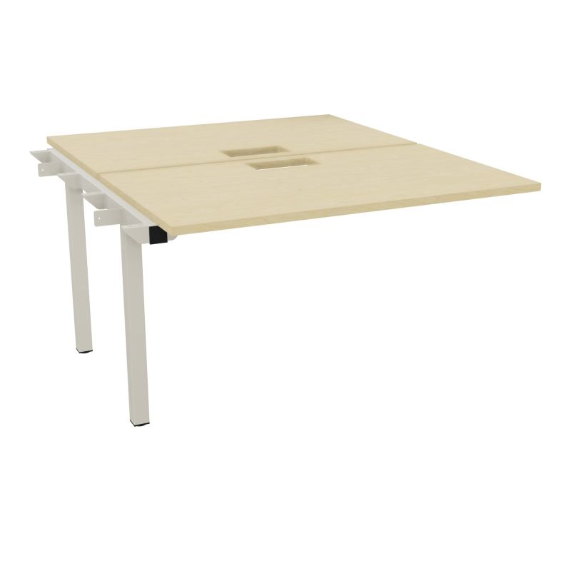 BUR BENCH SUIVANT CONECT L120XP142CM-2 PL 25MM +DECOUPE -PIET ARCHE RECT FX N8 ZC