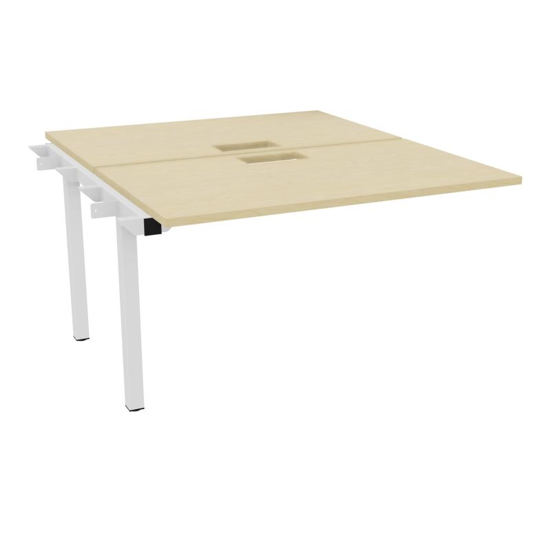 BUR BENCH SUIVANT CONECT L120XP142CM-2 PL 25MM +DECOUPE -PIET ARCHE RECT FX N8 ZO