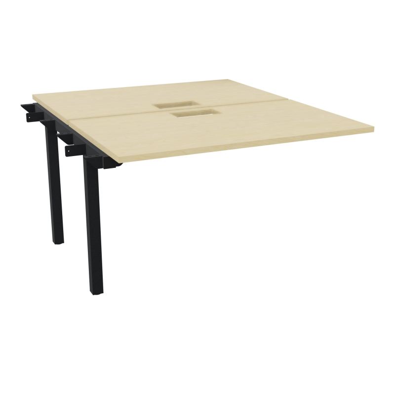 BUR BENCH SUIVANT CONECT L120XP142CM-2 PL 25MM +DECOUPE -PIET ARCHE RECT FX N8 ZP