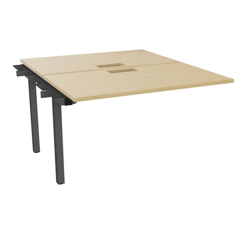 BUR BENCH SUIVANT CONECT L120XP142CM-2 PL 25MM +DECOUPE -PIET ARCHE RECT FX   R1 SC