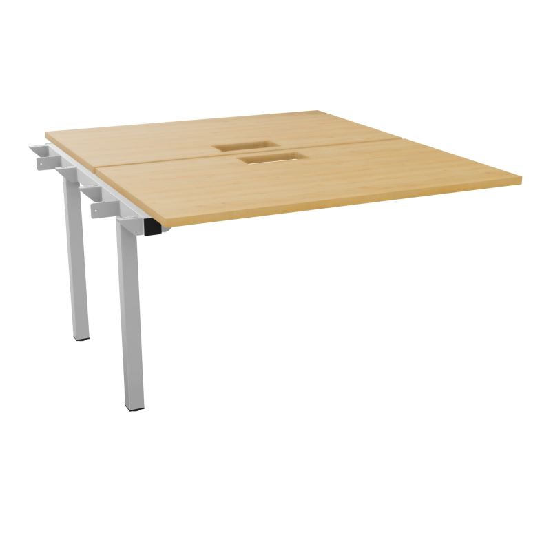 BUR BENCH SUIVANT CONECT L120XP142CM-2 PL 25MM +DECOUPE -PIET ARCHE RECT FX   R5 SA