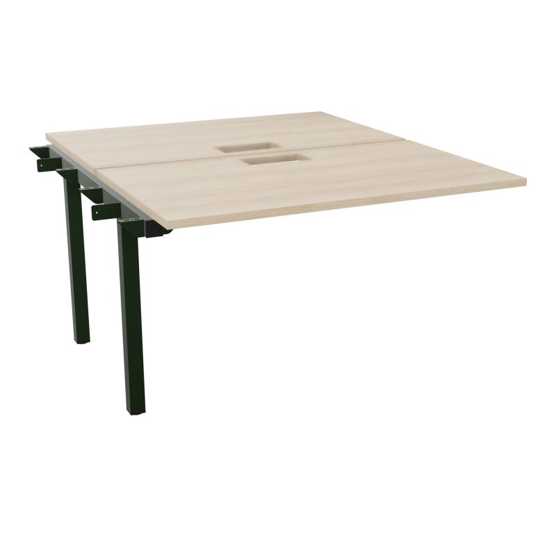 BUR BENCH SUIVANT CONECT L120XP142CM-2 PL 25MM +DECOUPE -PIET ARCHE RECT FX RZ ST