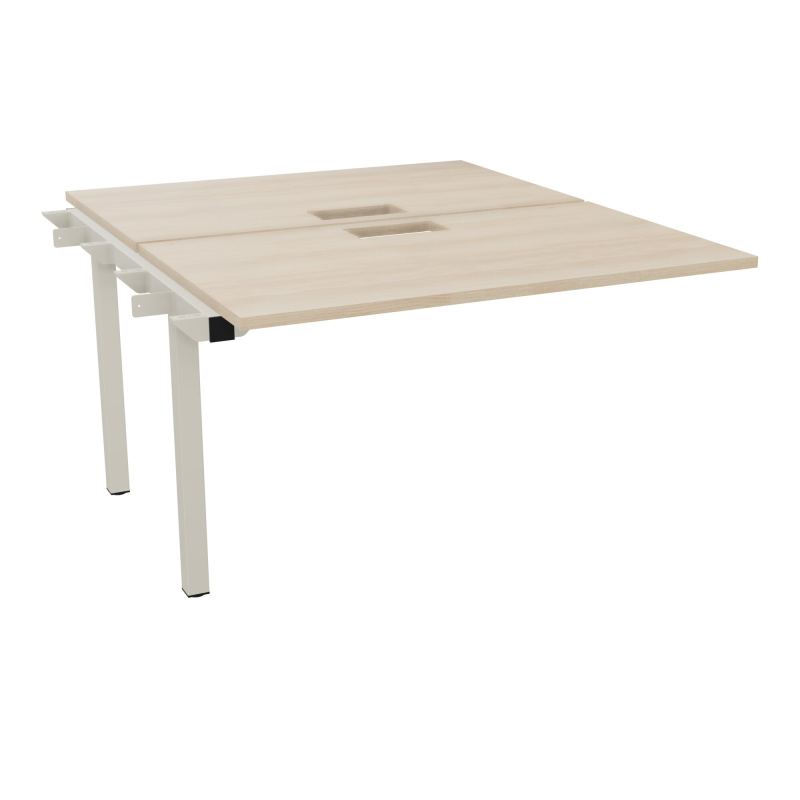 BUR BENCH SUIVANT CONECT L120XP142CM-2 PL 25MM +DECOUPE -PIET ARCHE RECT FX RZ ZC