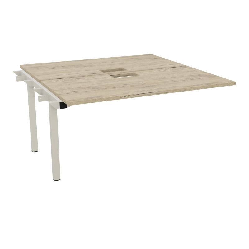 BUR BENCH SUIVANT CONECT L140XP142CM-2 PL 25MM +DECOUPE -PIET ARCHE RECT FX R3 ZC