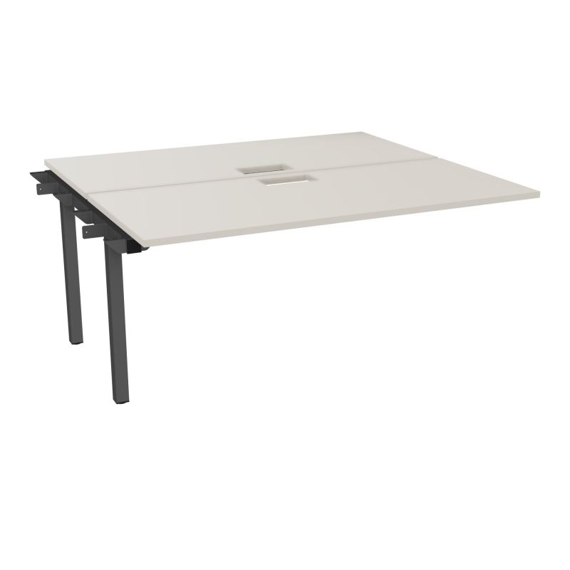 BUR BENCH SUIVANT CONECT L160XP142CM-2 PL 25MM +DECOUPE -PIET ARCHE RECT FX N5 SC