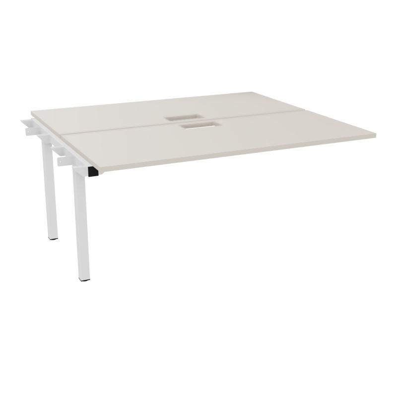 BUR BENCH SUIVANT CONECT L160XP142CM-2 PL 25MM +DECOUPE -PIET ARCHE RECT FX N5 ZO