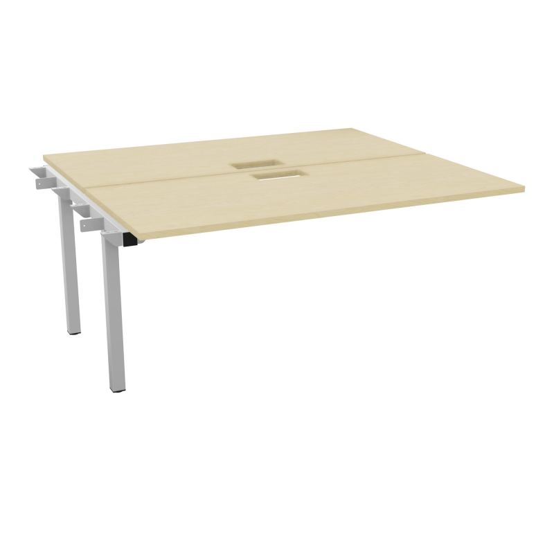 BUR BENCH SUIVANT CONECT L160XP142CM-2 PL 25MM +DECOUPE -PIET ARCHE RECT FX N8 SA
