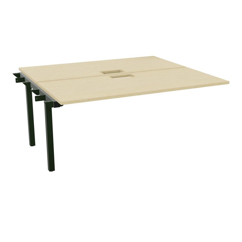 BUR BENCH SUIVANT CONECT L160XP142CM-2 PL 25MM +DECOUPE -PIET ARCHE RECT FX N8 ST