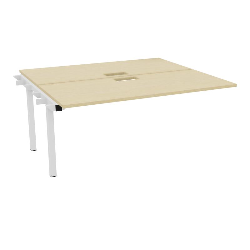 BUR BENCH SUIVANT CONECT L160XP142CM-2 PL 25MM +DECOUPE -PIET ARCHE RECT FX N8 ZO
