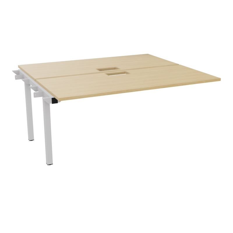 BUR BENCH SUIVANT CONECT L160XP142CM-2 PL 25MM +DECOUPE -PIET ARCHE RECT FX   R1 SD