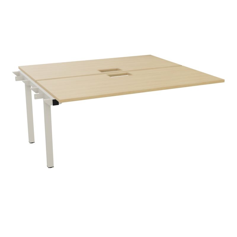 BUR BENCH SUIVANT CONECT L160XP142CM-2 PL 25MM +DECOUPE -PIET ARCHE RECT FX   R1 ZC