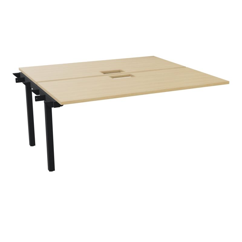 BUR BENCH SUIVANT CONECT L160XP142CM-2 PL 25MM +DECOUPE -PIET ARCHE RECT FX   R1 ZP