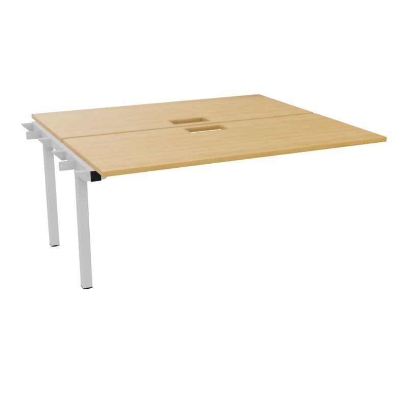 BUR BENCH SUIVANT CONECT L160XP142CM-2 PL 25MM +DECOUPE -PIET ARCHE RECT FX   R5 SD