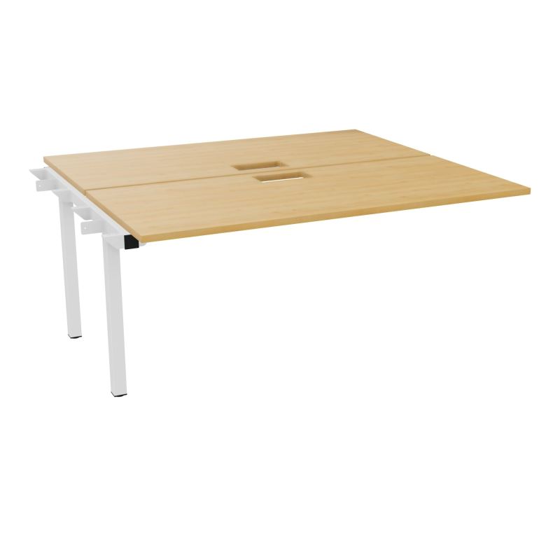 BUR BENCH SUIVANT CONECT L160XP142CM-2 PL 25MM +DECOUPE -PIET ARCHE RECT FX   R5 SO