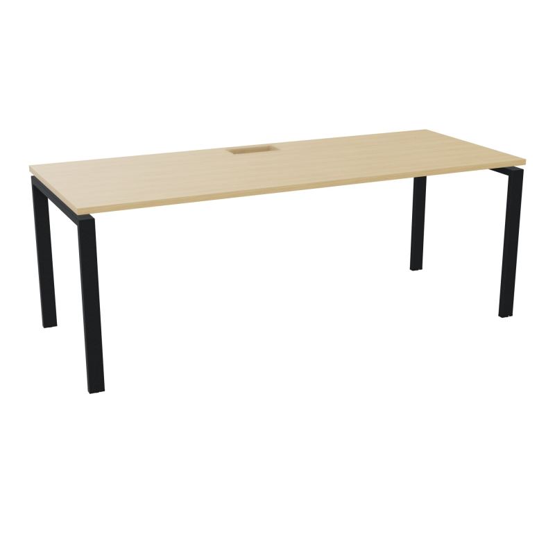 CONECT BUR INDIV 200X80 PERCE TRAPPE PIED FIXE RECT ARCHE + GOULOTTE   R1 ZP