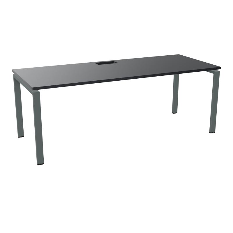 CONECT BUR INDIV 200X80 PERCE TRAPPE PIED FIXE RECT ARCHE + GOULOTTE   R9 SU