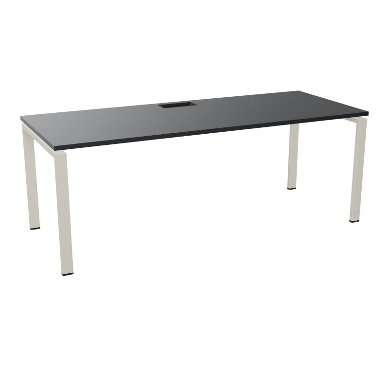 CONECT BUR INDIV 200X80 PERCE TRAPPE PIED FIXE RECT ARCHE + GOULOTTE   R9 ZC