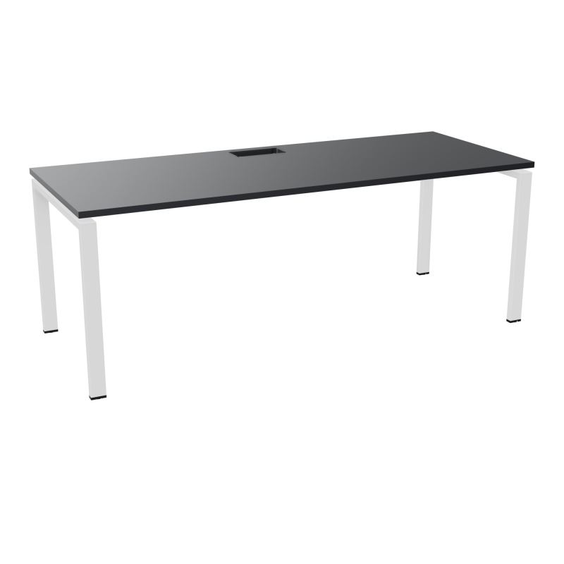 CONECT BUR INDIV 200X80 PERCE TRAPPE PIED FIXE RECT ARCHE + GOULOTTE   R9 ZO