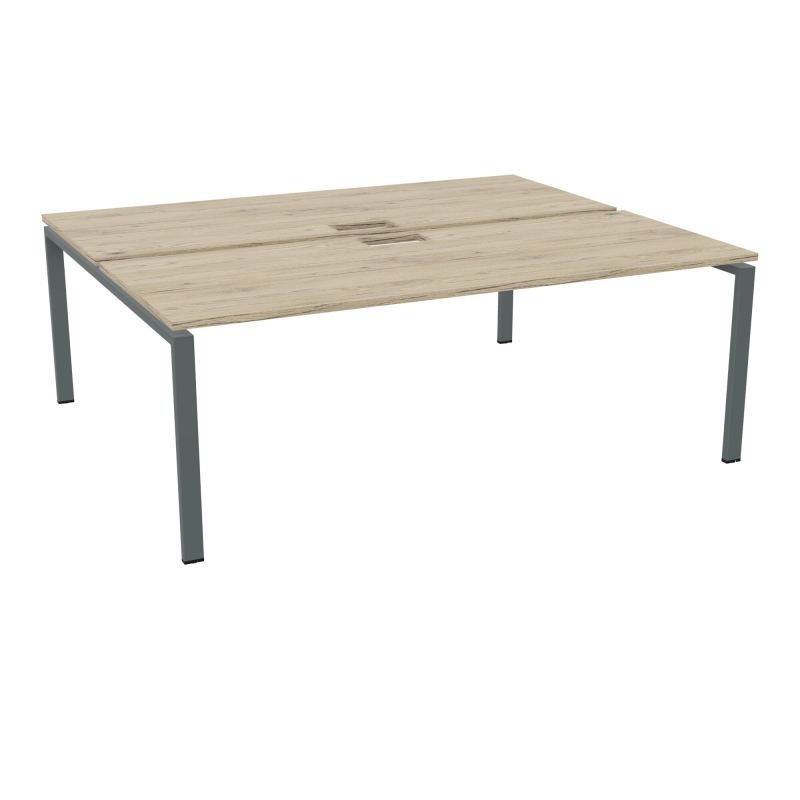 CONECT BUR BENCH DEP 200X165PERCE TRAPPE PIED FIXE RECT ARCHE EXTREMITE +GOULOTTE R3 SU