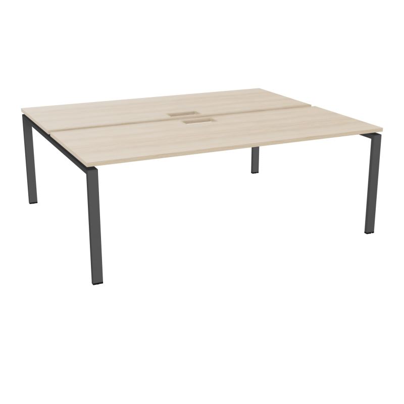 CONECT BUR BENCH DEP 200X165PERCE TRAPPE PIED FIXE RECT ARCHE EXTREMITE +GOULOTTE RZ SC