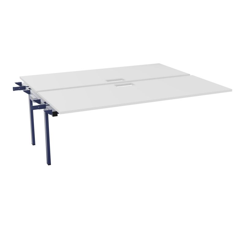 CONECT BUR BENCH SUI 200X165PERCE TRAPPE PIED FIXE RECT INTERMEDIAIRE + GOULOTTE MG X4
