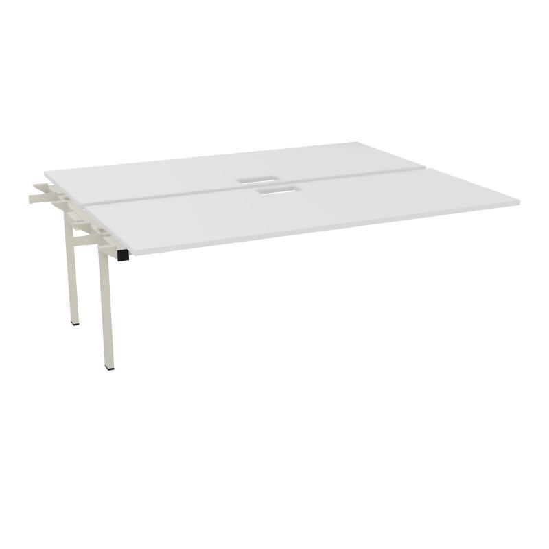 CONECT BUR BENCH SUI 200X165PERCE TRAPPE PIED FIXE RECT INTERMEDIAIRE + GOULOTTE MG ZC