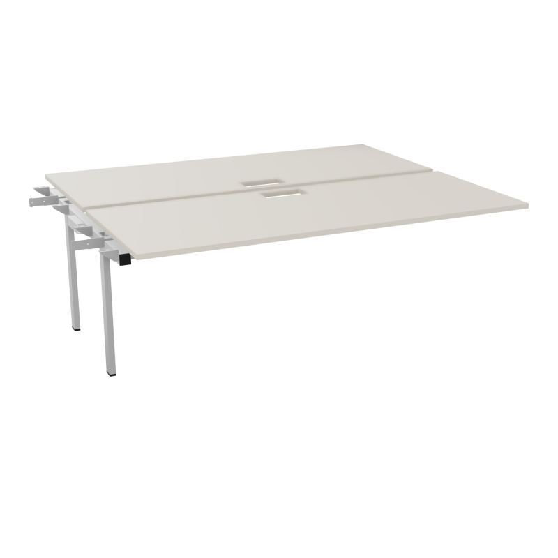 CONECT BUR BENCH SUI 200X165PERCE TRAPPE PIED FIXE RECT INTERMEDIAIRE + GOULOTTE N5 SA