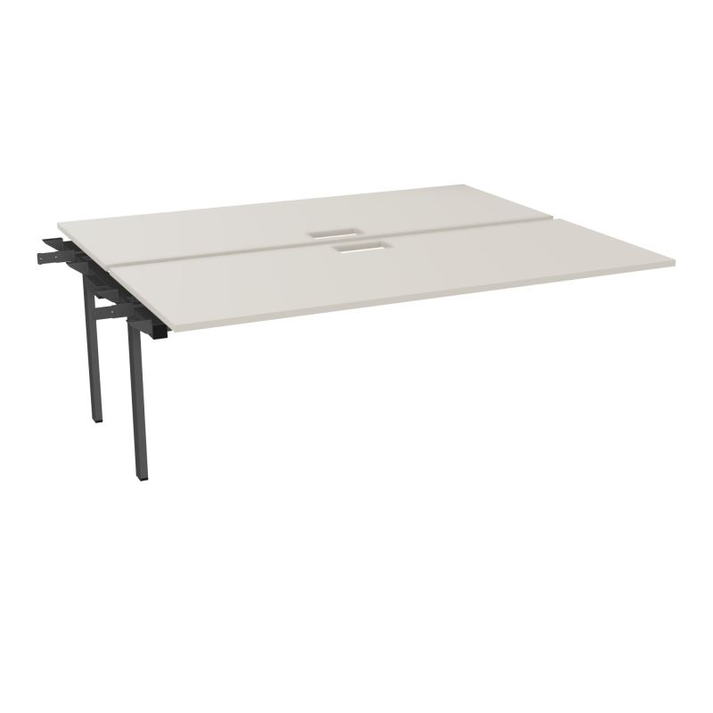 CONECT BUR BENCH SUI 200X165PERCE TRAPPE PIED FIXE RECT INTERMEDIAIRE + GOULOTTE N5 SC