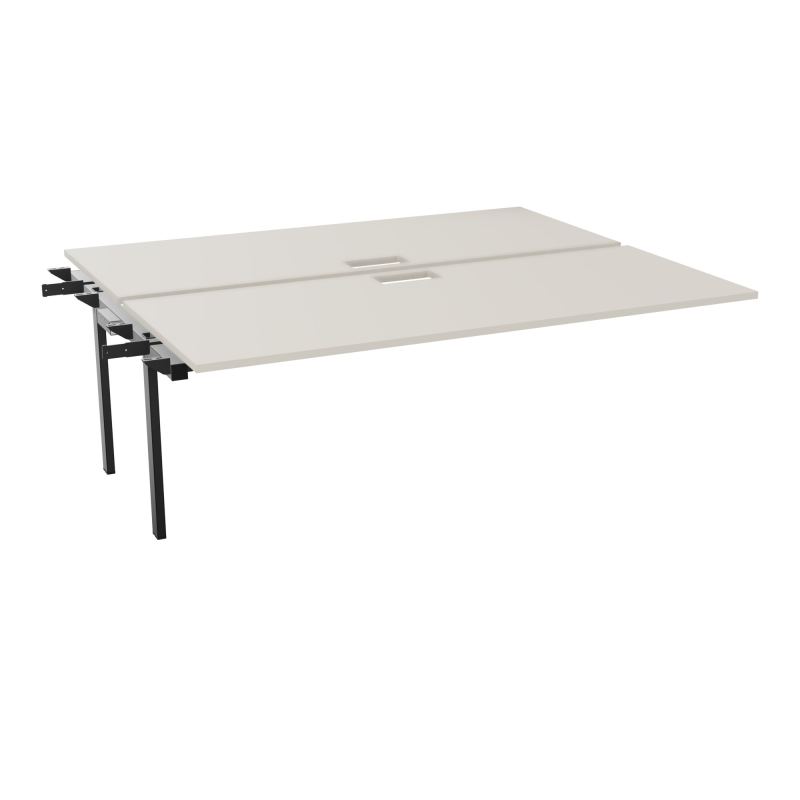 CONECT BUR BENCH SUI 200X165PERCE TRAPPE PIED FIXE RECT INTERMEDIAIRE + GOULOTTE N5 SG
