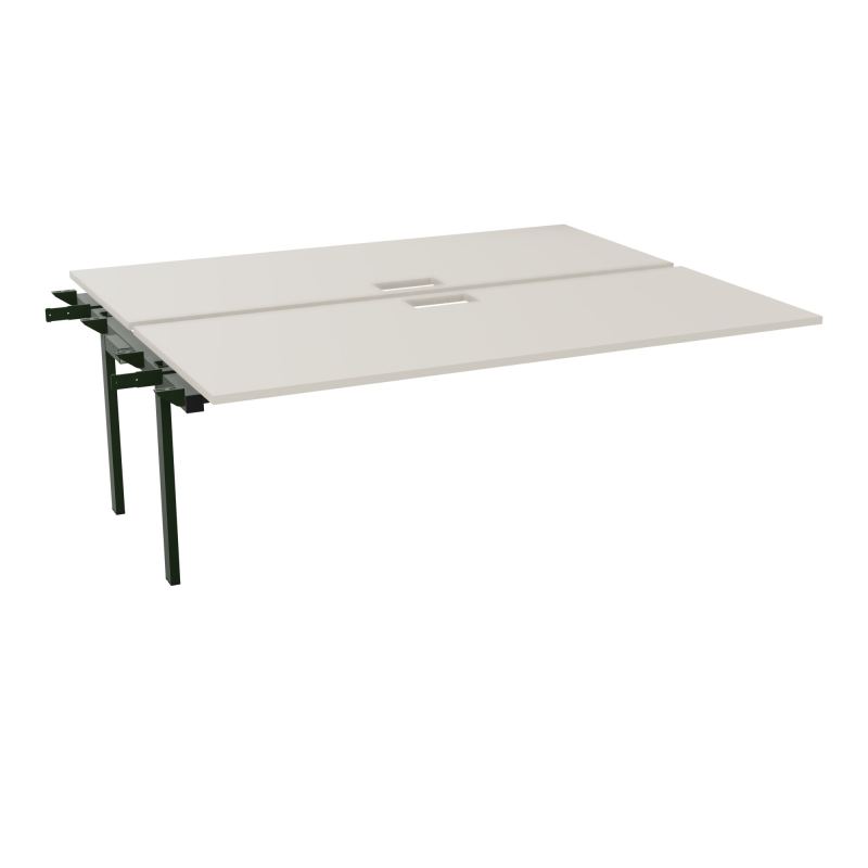 CONECT BUR BENCH SUI 200X165PERCE TRAPPE PIED FIXE RECT INTERMEDIAIRE + GOULOTTE N5 ST