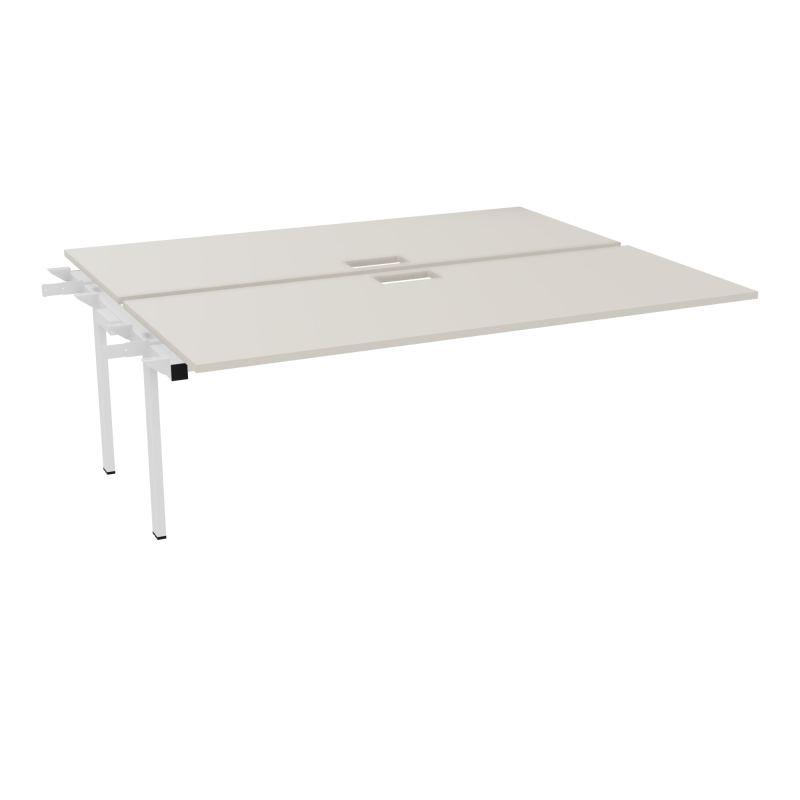 CONECT BUR BENCH SUI 200X165PERCE TRAPPE PIED FIXE RECT INTERMEDIAIRE + GOULOTTE N5 ZO