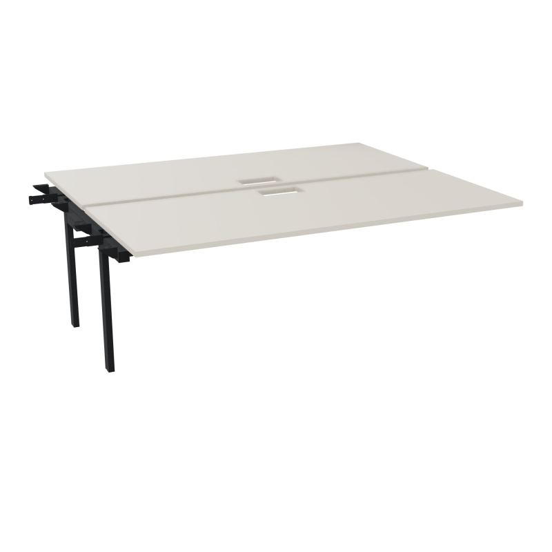 CONECT BUR BENCH SUI 200X165PERCE TRAPPE PIED FIXE RECT INTERMEDIAIRE + GOULOTTE N5 ZP